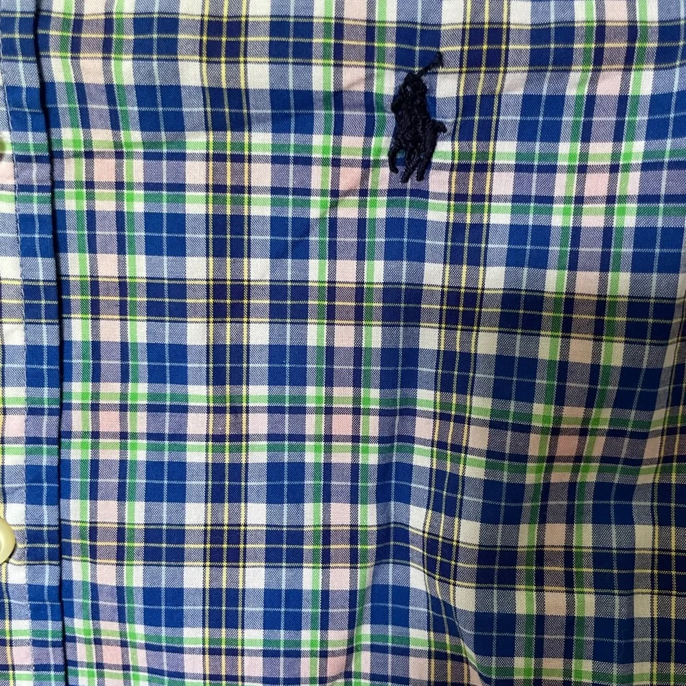 NWT Ralph Lauren Boys Plaid Shirt, Size L-14/16